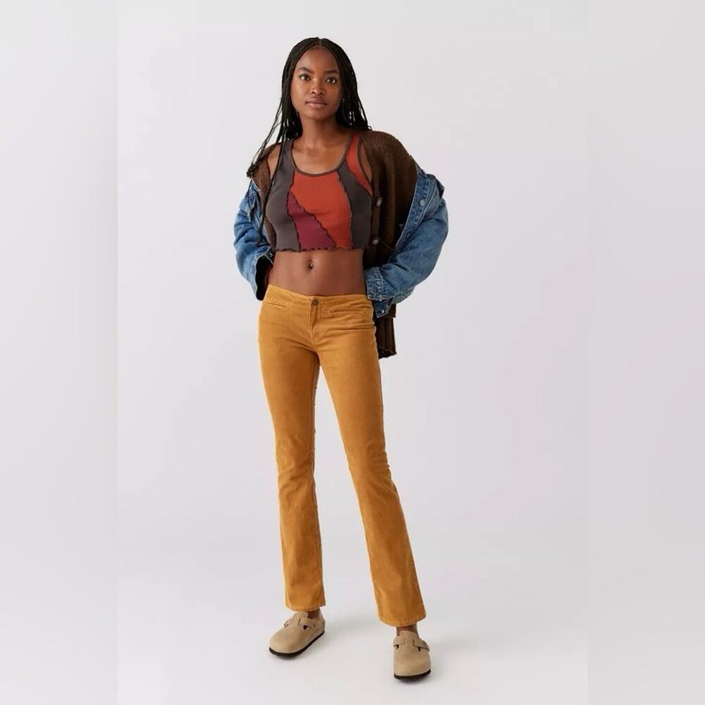 BDG Urban Outfitters Eloise Ultra Low Rise Corduroy Pants Size 27